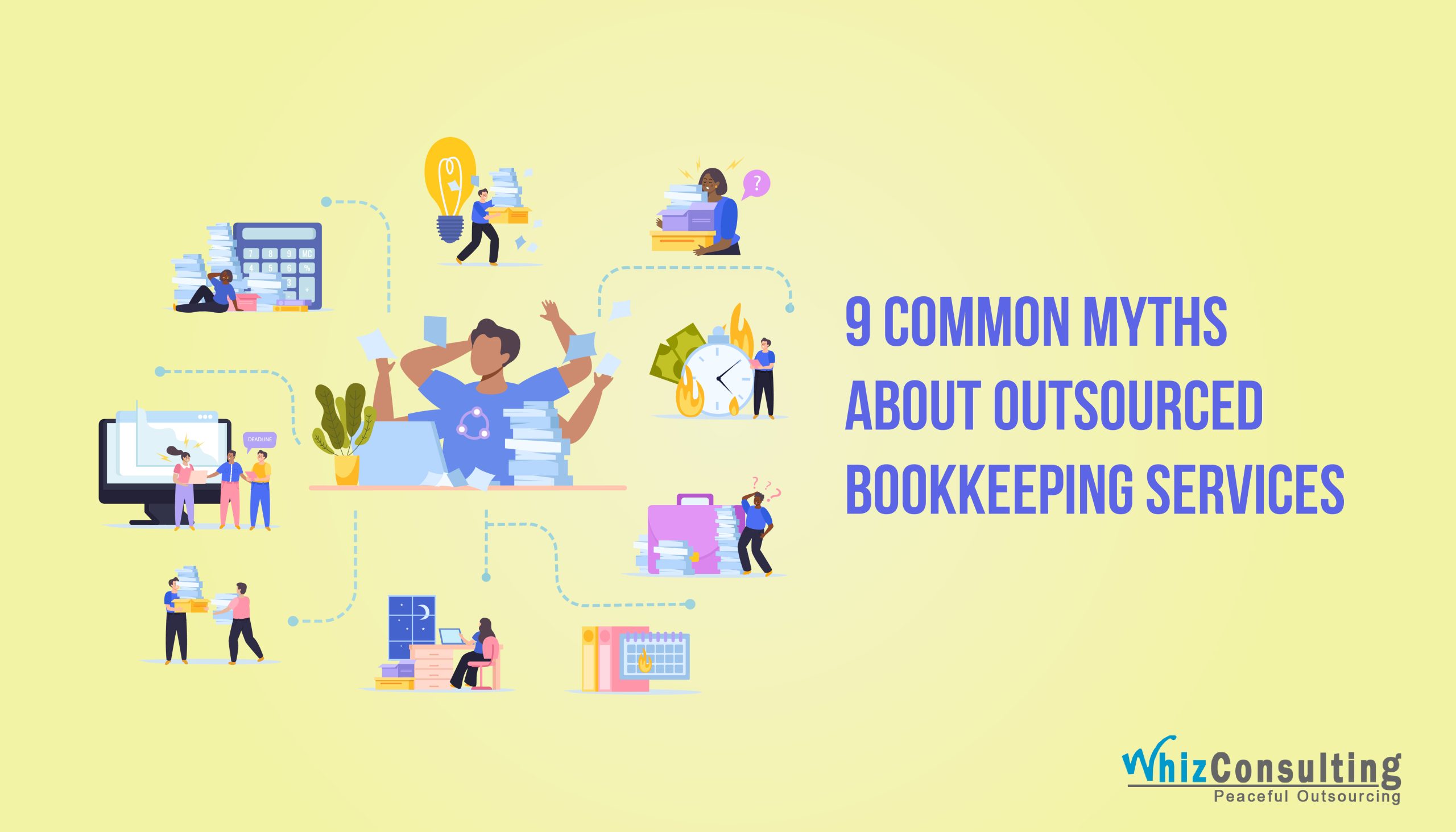 9 common myths about outsourced bookkeeping services scaled 1