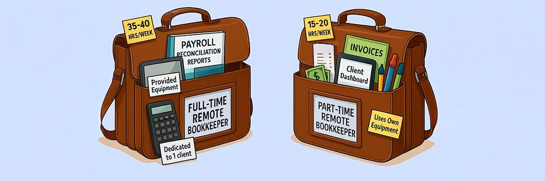 Full Time vs Part Time Remote Bookkeeper What’s Better